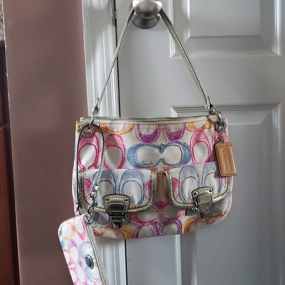 Coach Purse and Wristlet